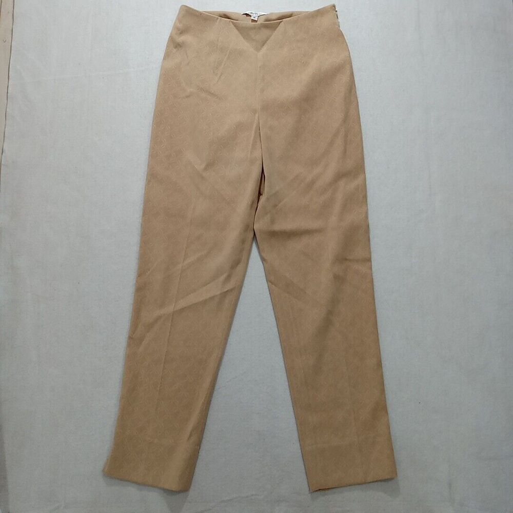Eric Casual Printed Pants Women's Size 8 Tan